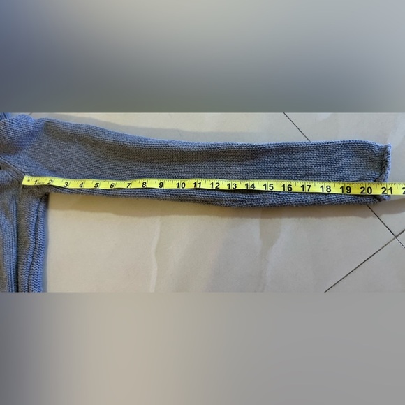 Guess Est 1981 Reg Gray knit sweater turtleneck zip up neck cute warm knit XS - Picture 9 of 16